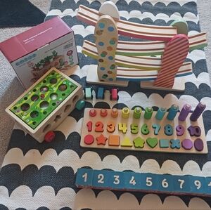 Montessori wood toys